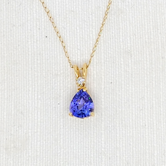 Tanzanite pendant necklace - Picture 2 of 6